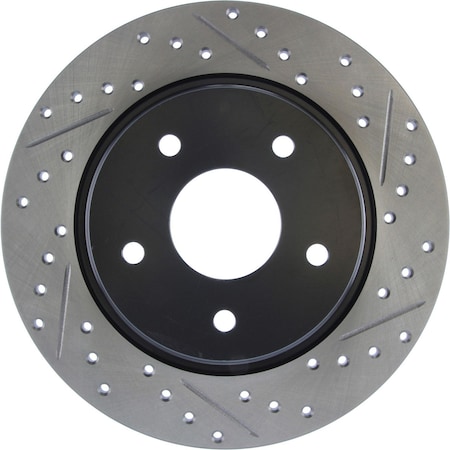 Centric Parts Sport Drilled/Slotted Brake Rotor, 127.67071L 127.67071L
